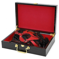 KinkHarness Coffret BDSM Luxury Noir-Rouge 8 Pièces